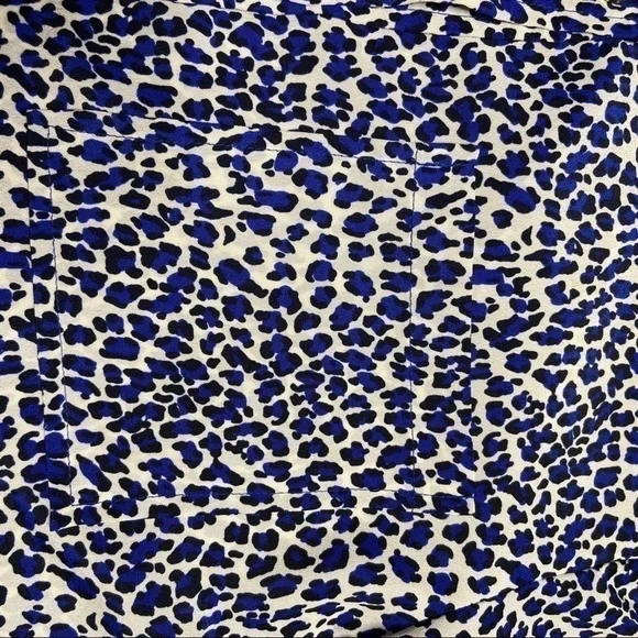 Juicy Couture Animal-Print Button-Up Top Small - Picture 5 of 12